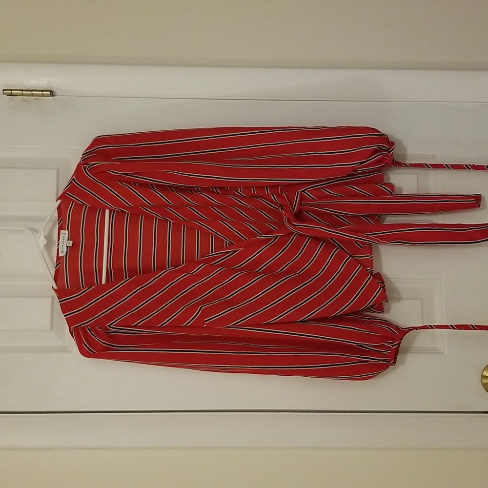 Warehouse striped top